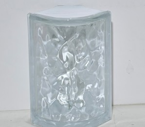 유리블럭 코너블럭 아이스 White 105X190X80T