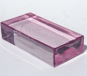 분홍 유리벽돌 200*100*50