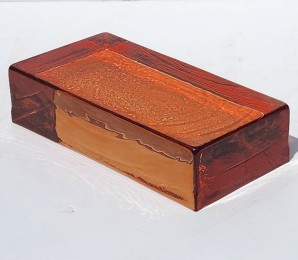 주황 유리벽돌 200*100*50